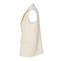 Suit Collar Sleeveless Top