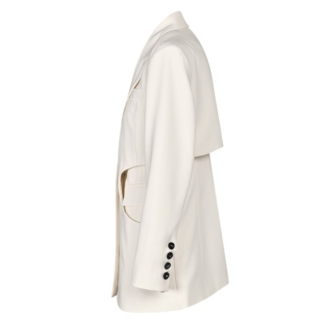 Top Hollow Waist Wrapped Suit Coat