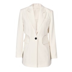 Top Hollow Waist Wrapped Suit Coat
