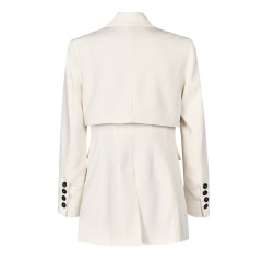 Top Hollow Waist Wrapped Suit Coat