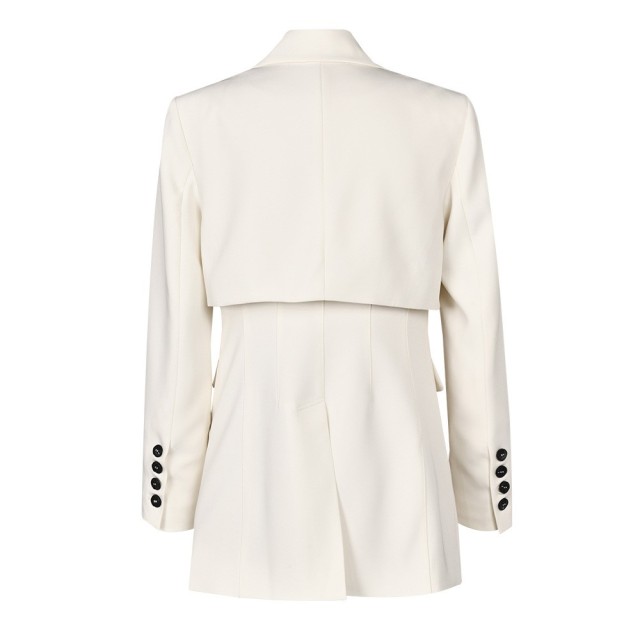 Top Hollow Waist Wrapped Suit Coat