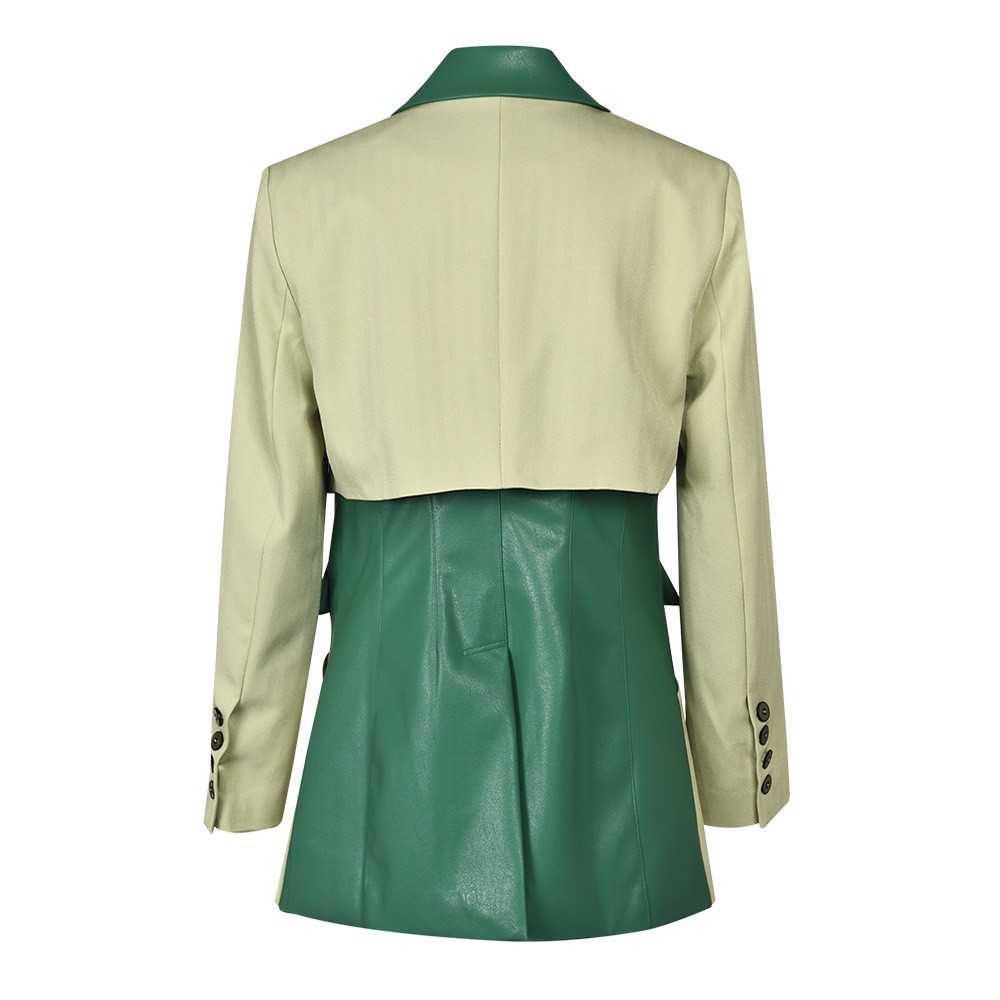 Top Hollow Waist Wrapped Suit Coat