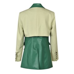 Top Hollow Waist Wrapped Suit Coat