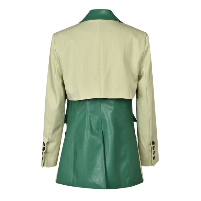 Top Hollow Waist Wrapped Suit Coat