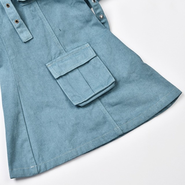 Multi Pocket Flared Pants