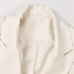 Top Hollow Waist Wrapped Suit Coat