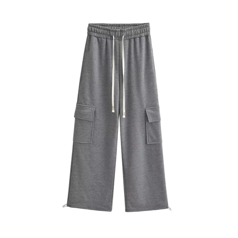 Casual Solid Color Straight Leg Pants