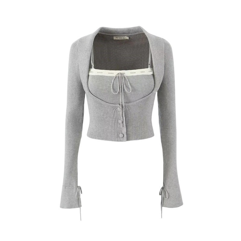Spliced Suspender Top