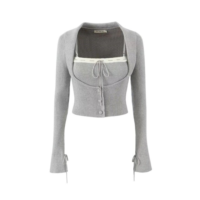 Spliced Suspender Top