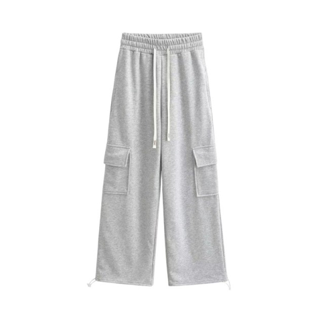 Casual Solid Color Straight Leg Pants