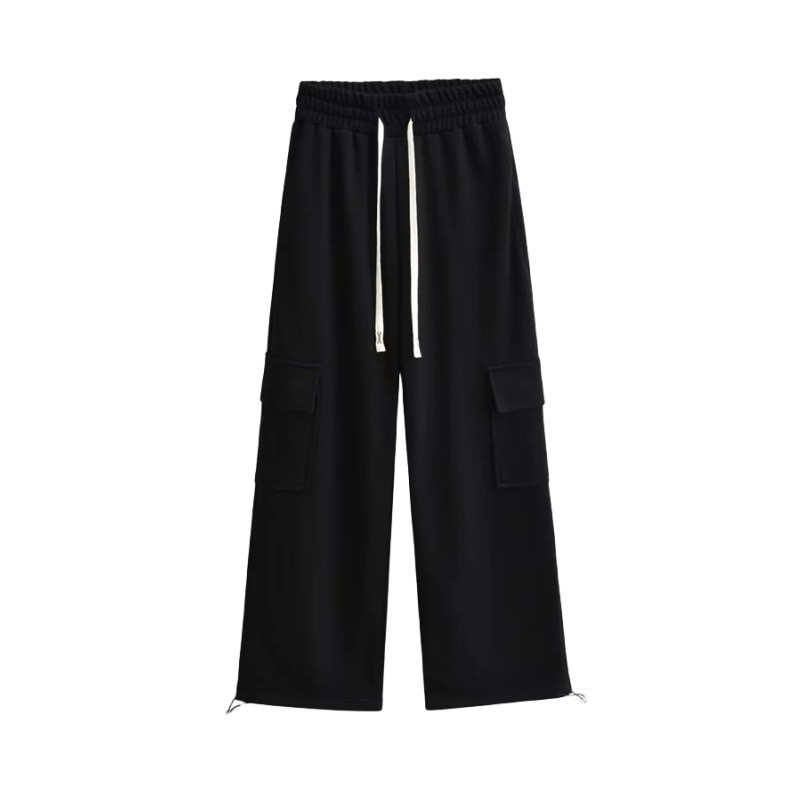 Casual Solid Color Straight Leg Pants