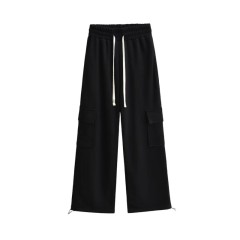 Casual Solid Color Straight Leg Pants