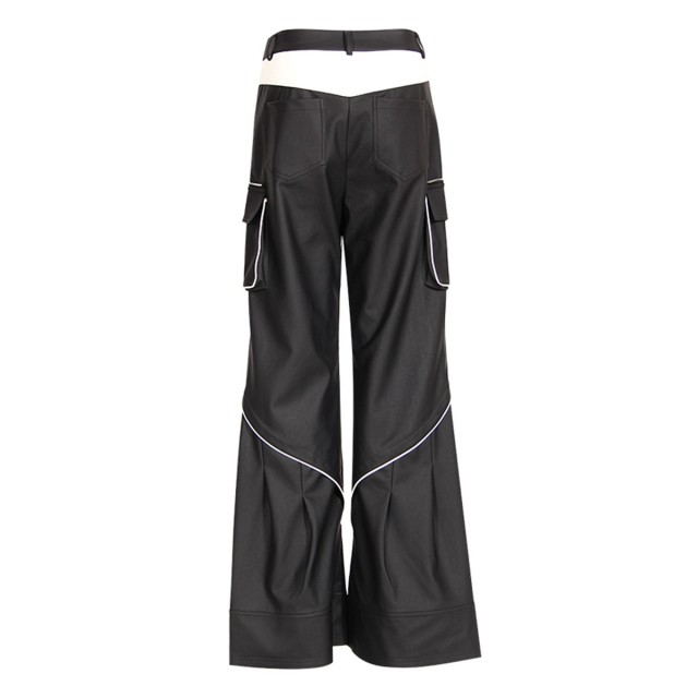 Spliced Casual Pants