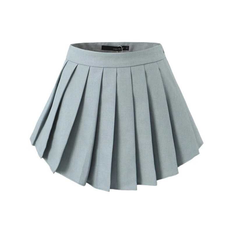 High Waisted Pleated Skirt
