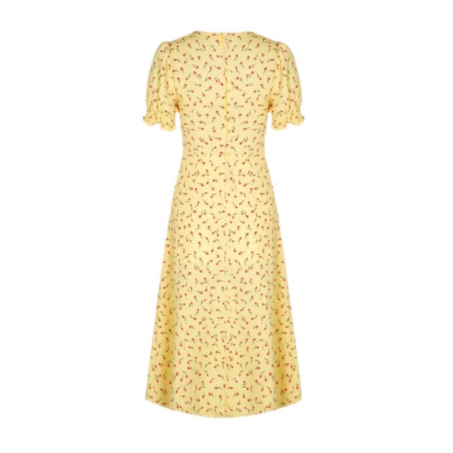 Vintage Square Neck Dress
