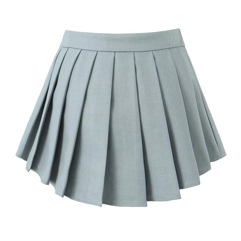 High Waisted Pleated Skirt