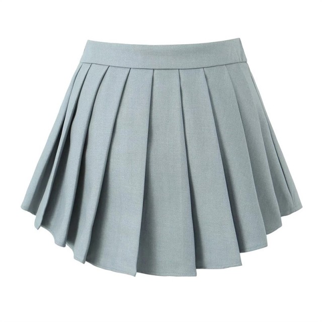 High Waisted Pleated Skirt