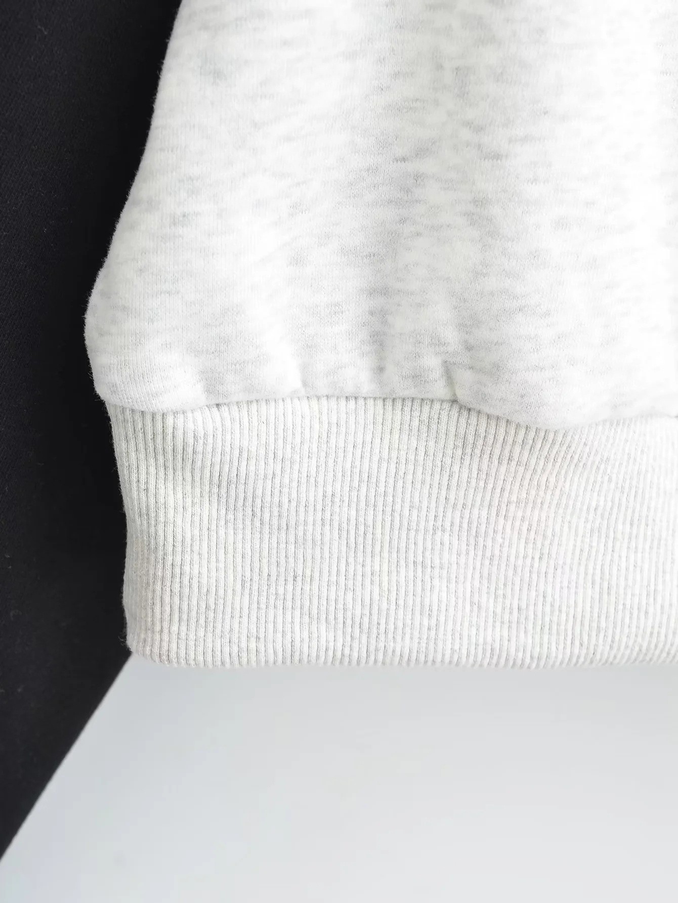 Spliced Half Zip Top