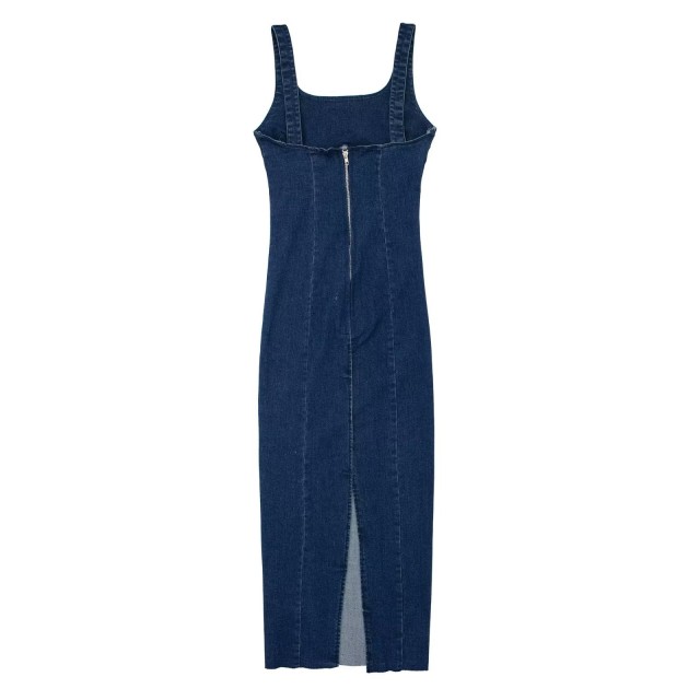 Denim Strap Dress
