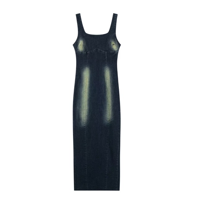 Denim Strap Dress