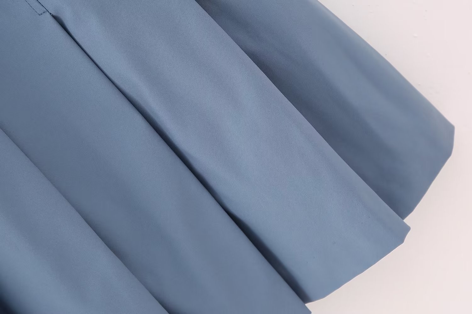 Wide Pleated Shirt Style Dress