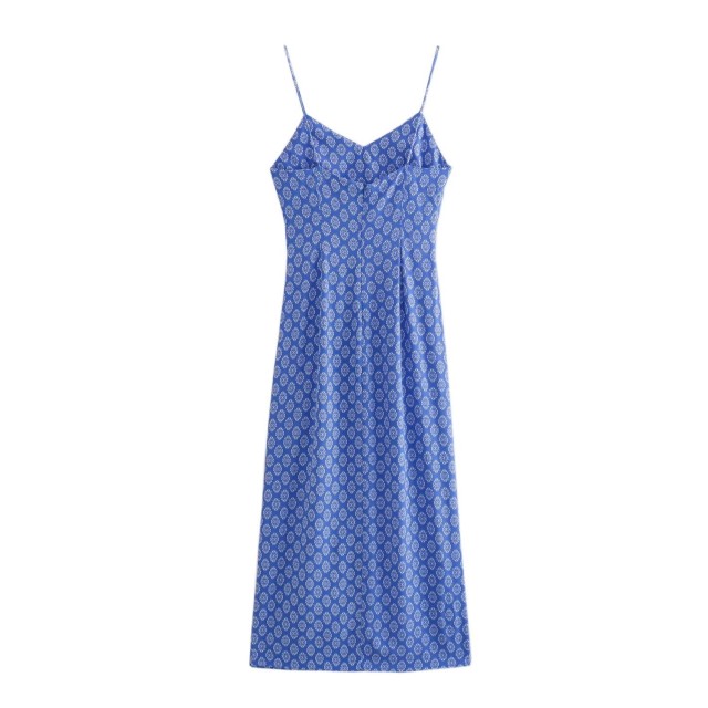 Printed Strap Dress