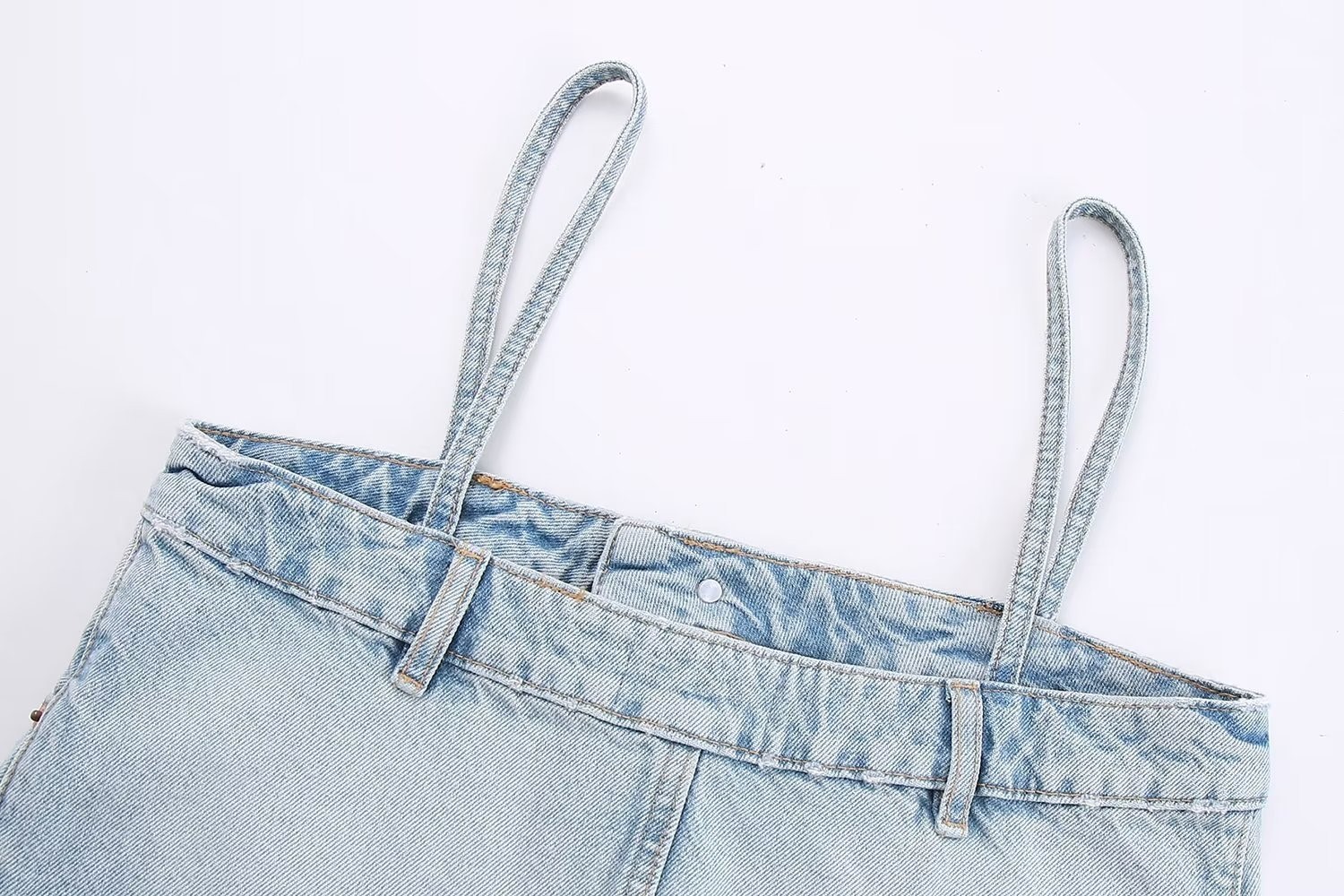 Denim Strap Top