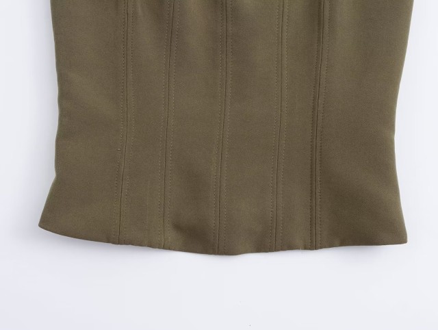 Casual Strap Elastic Top