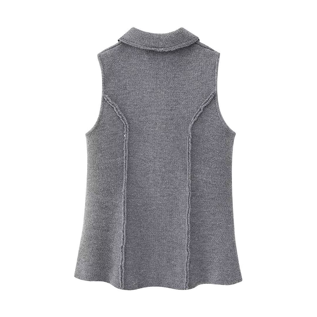 Vest Knitted Vest Top