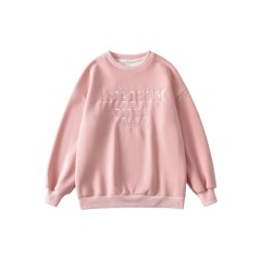 Letter Embroidered Sweater