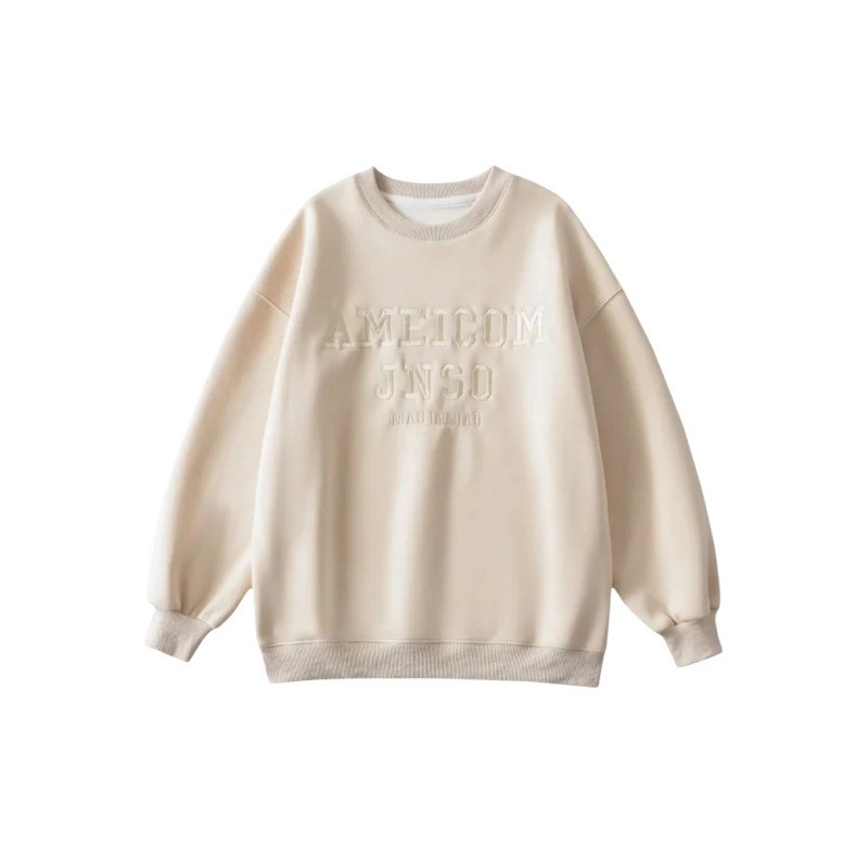 Letter Embroidered Sweater