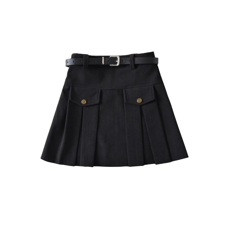A-line Corduroy Skirt