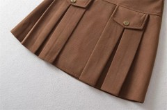 A-line Corduroy Skirt