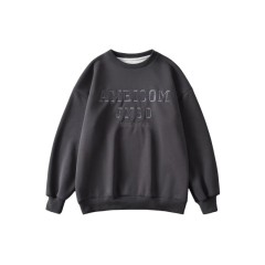 Letter Embroidered Sweater