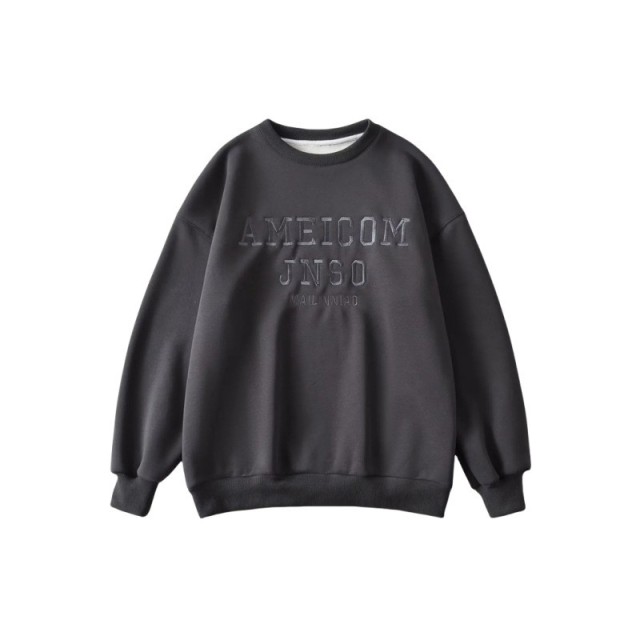 Letter Embroidered Sweater