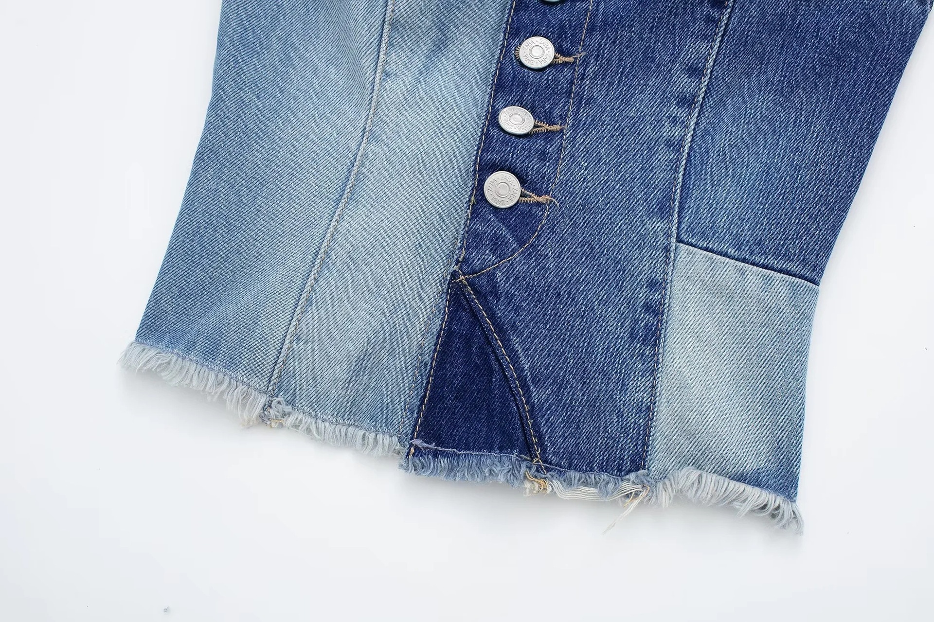Denim Strap Top