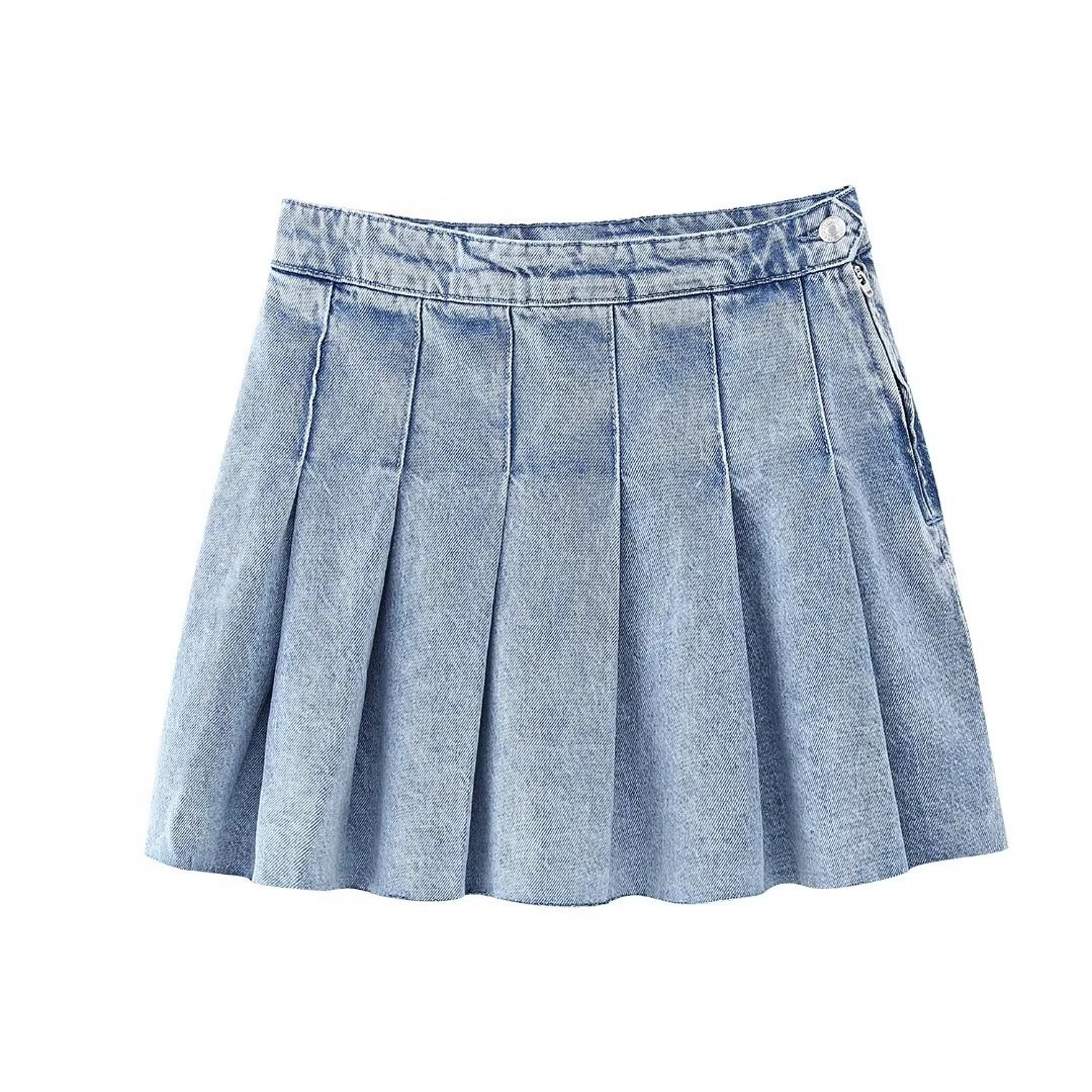 Denim Mini Skirt