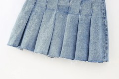 Denim Mini Skirt