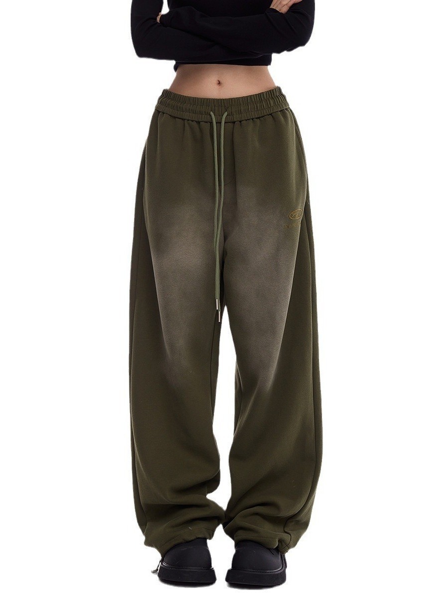 Retro hip hop jazz dance straight leg casual pants