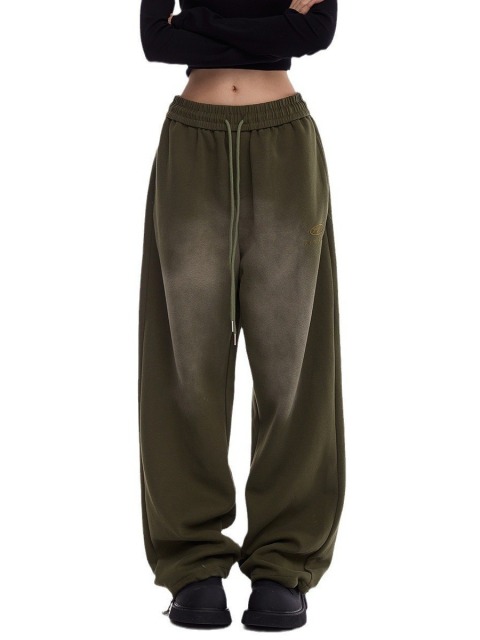 Retro hip hop jazz dance straight leg casual pants