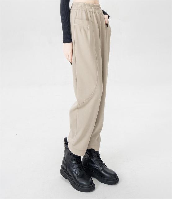 New fashion casual high-waisted slim radish pants