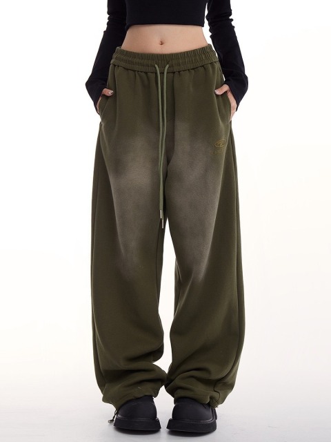 Retro hip hop jazz dance straight leg casual pants