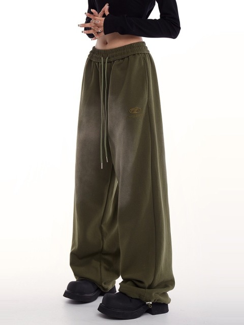 Retro hip hop jazz dance straight leg casual pants