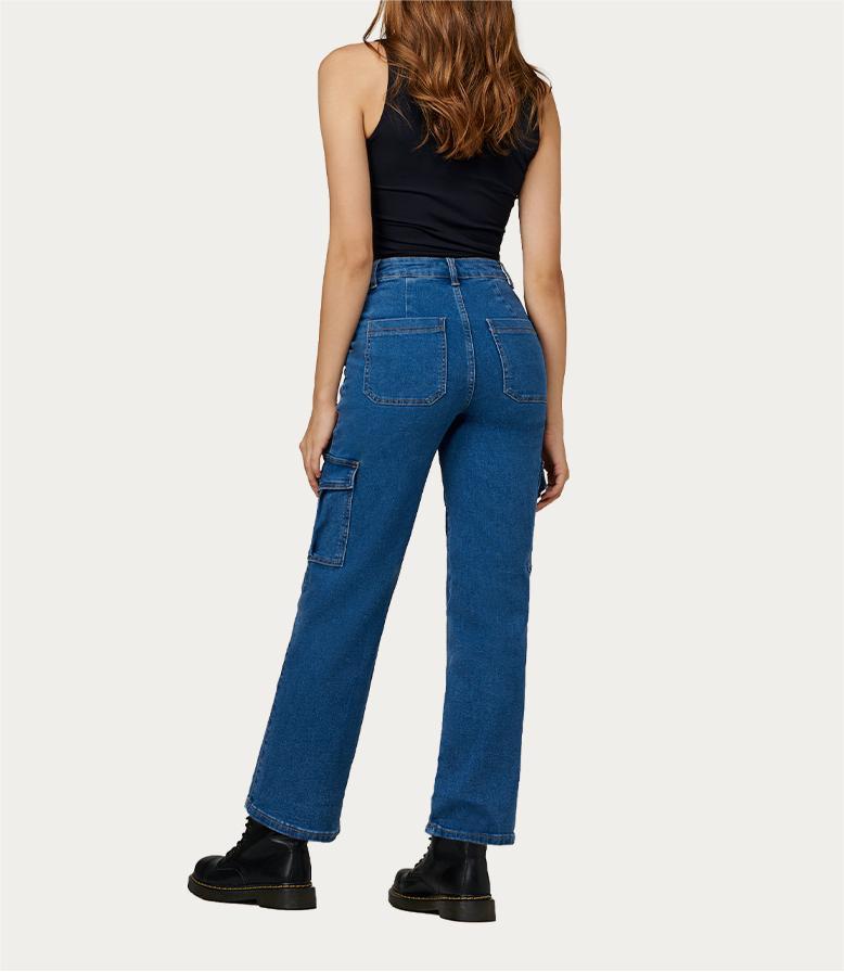 Commuter cargo jeans lady