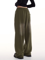 Retro hip hop jazz dance straight leg casual pants