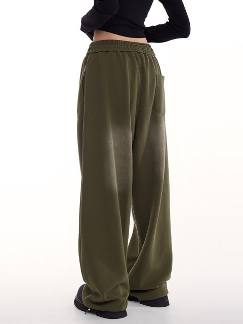 Retro hip hop jazz dance straight leg casual pants