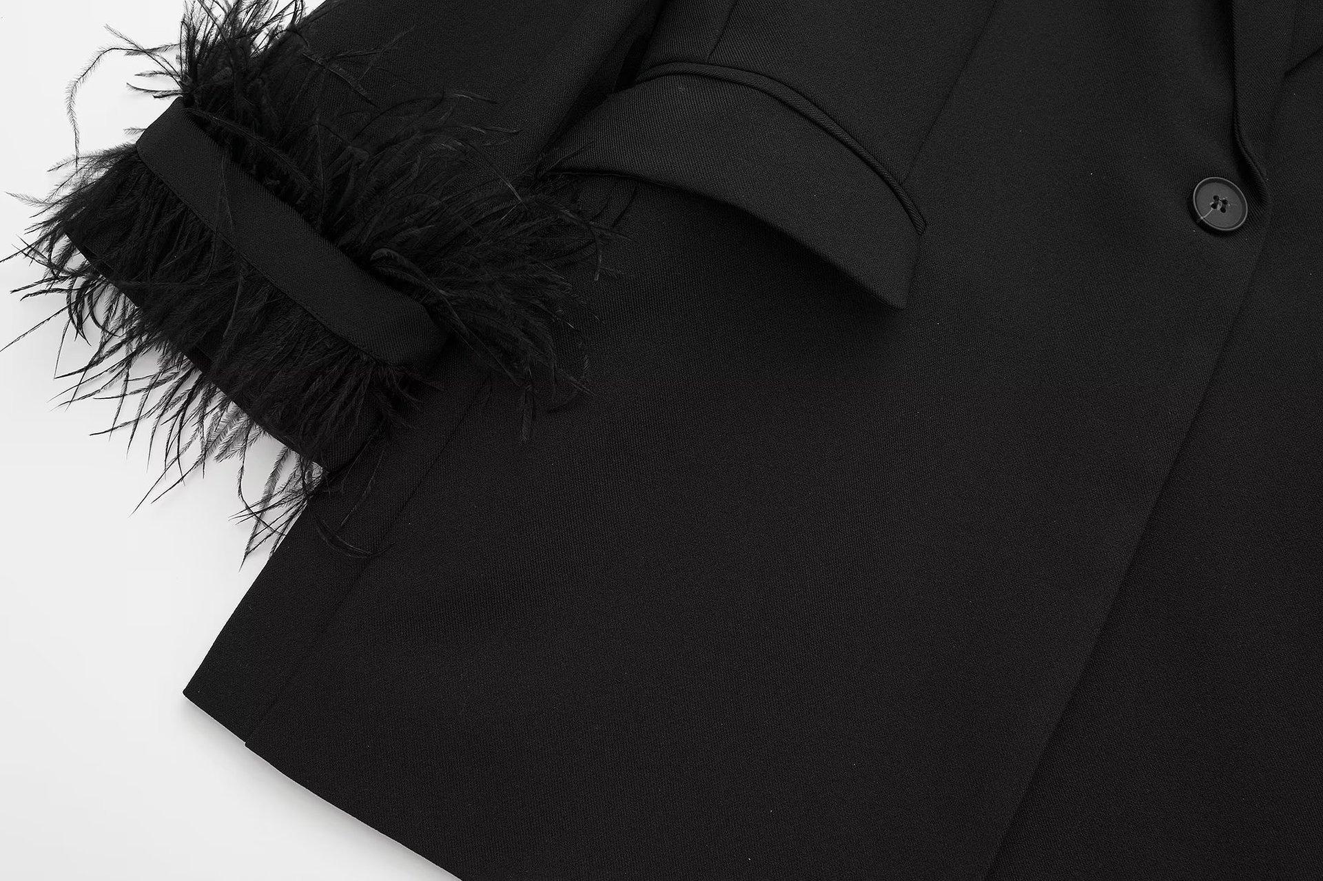 Black suit jacket lady