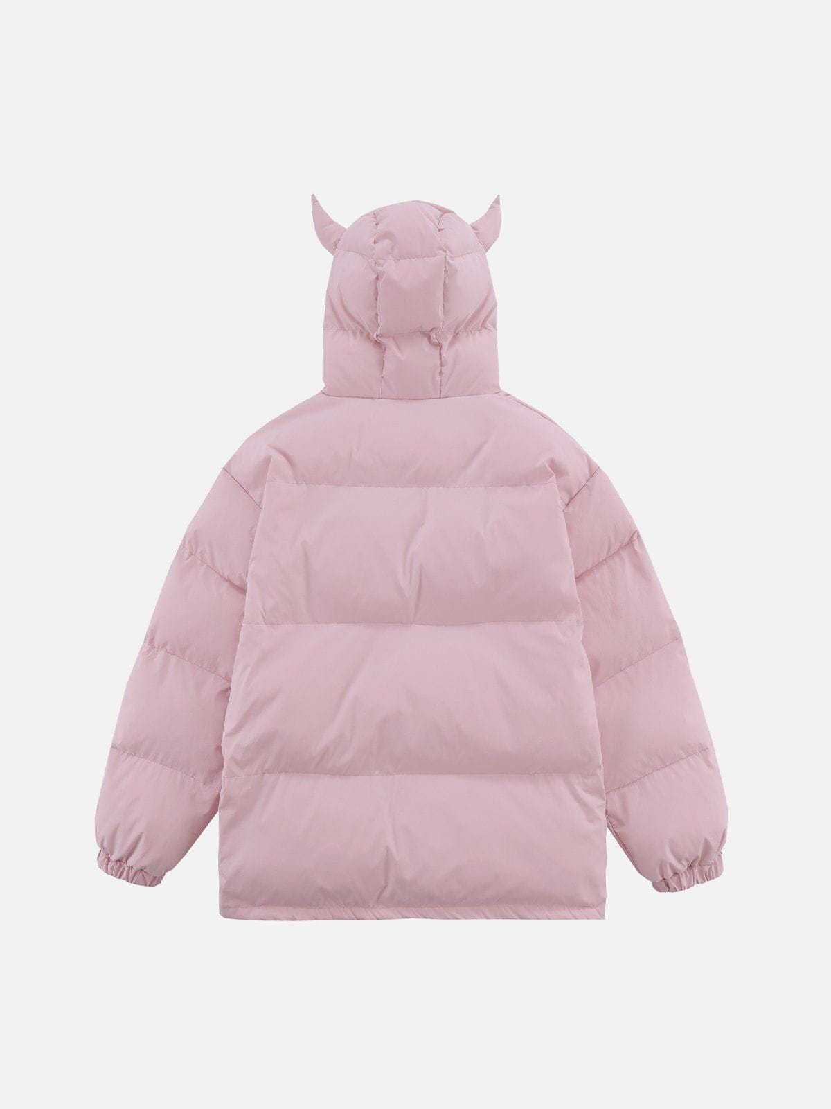 Hooded padded jacket for couples