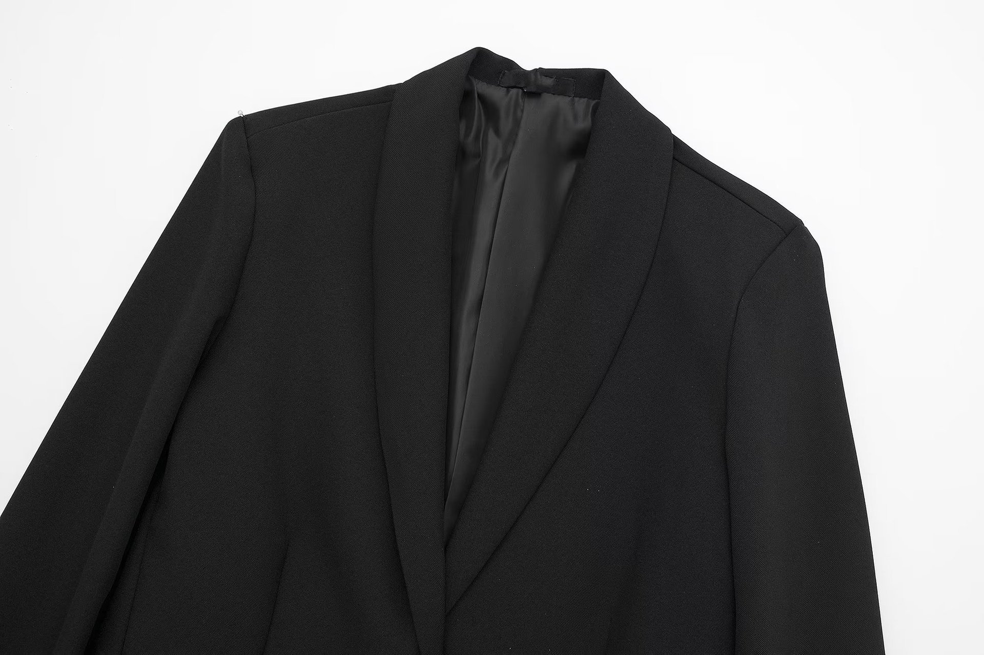 Black suit jacket lady