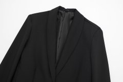 Black suit jacket lady